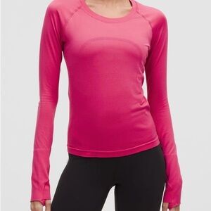 Lululemon Women's Pink Long Sleeve Top